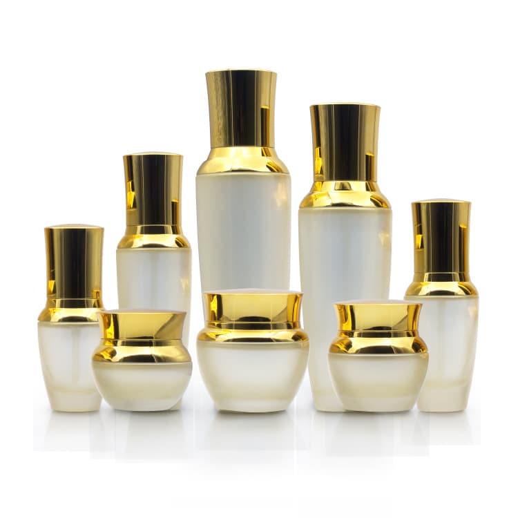 Cosmetic packaging — Wholesale Skincare Packaging Set Luxury 20g 30g 50g 30ML 50ML100ML 120MLempty Lotion Cream Bottle
