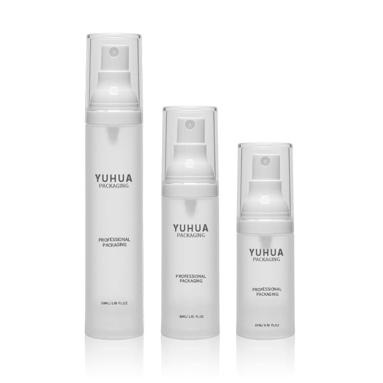 Cosmetic packaging — Luxury 30Ml 50Ml 15Ml Refillable 30Ml Airless Pump Bottles Twist Vacuum Airless Serum Oil Lotion Spray Pump Bottle
