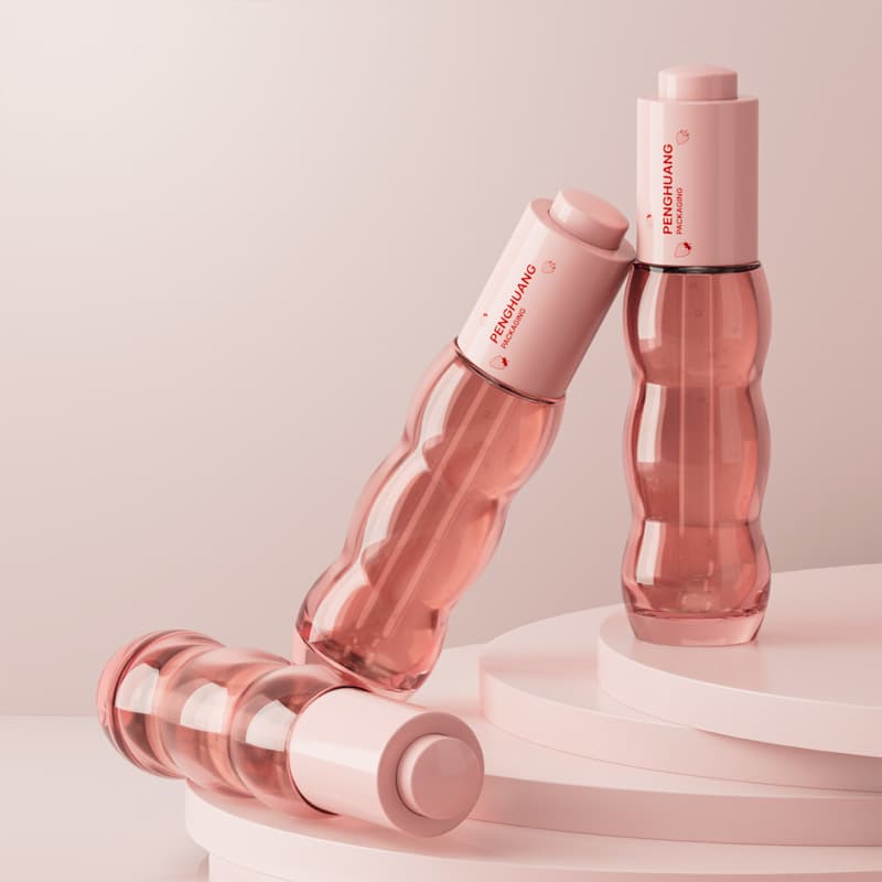 Cosmetic packaging — Luxury Glass Serum Packaging Bottle 30ml Curved Shape Dropper Container for OEM ODM Skincare Facial Essential Oil