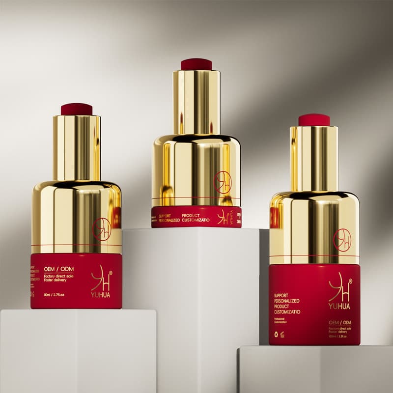 Cosmetic packaging — Premium PET Shoulder Sleeve Essential Oil Lotion Serum Dropper Bottle Press Pump Dispenser Screen Printed 50ml/80ml/100ml
