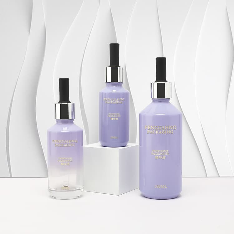 Cosmetic packaging — Cosmetic Skincare Packaging Oil Dropper Serum Bottle 30ml 50ml 100ml Luxury Essential Oil Bottles