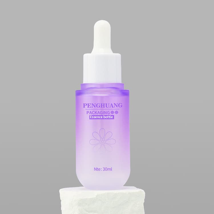 Cosmetic packaging — Custom Cosmetic PETG Dropper Bottles 1oz Skincare Packaging 30ml 80ml Hair Serum Bottle Luxury Plastic Hair Oil Bottle