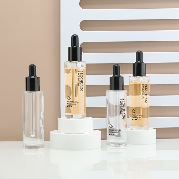 Cosmetic packaging — Hot Sale Cosmetic Packaging Container 30ml Empty Oil Dropper Serum Bottles