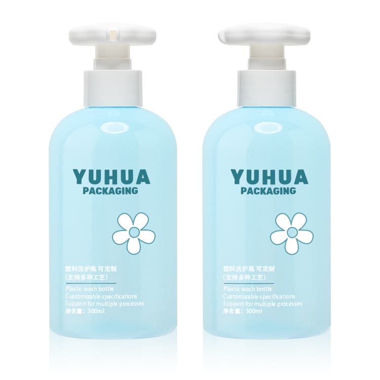 Cosmetic packaging — PET Empty Boston Foam Pump Cleaners for Plastic Bottle 300ml for Hand Wash Shampoo Lotion Skin Care Serum & Face Cream