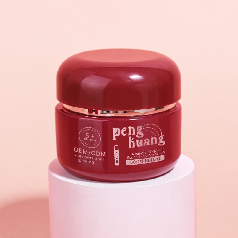 Cosmetic packaging — New Design 50g Glass Face Cream Jar Empty Cosmetic Container 52mm Wide Mouth with Round Screw Lid Custom Logo OEM Packaging