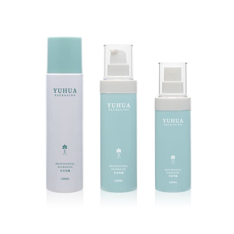 Cosmetic packaging — Custom Facial Cleanser Foam Bottle Plastic Foam Dispenser Bottle 100ml 120ml 150ml Foaming Soap Pump Bottle Skincare Packaging