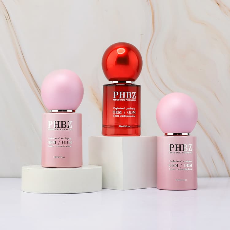 Cosmetic packaging — Wholesale 30ml Empty Refillable Glass Cosmetic Pump Bottles Custom Logo for Lotion BB Cream Liquid Foundation