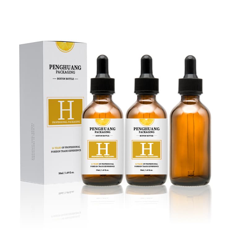 Cosmetic packaging — Luxury 15ml Empty Custom Color Matte Glass Boston Dropper Bottle Serum Essential Oil 60 120 240 Screen Printing Hot Stamping