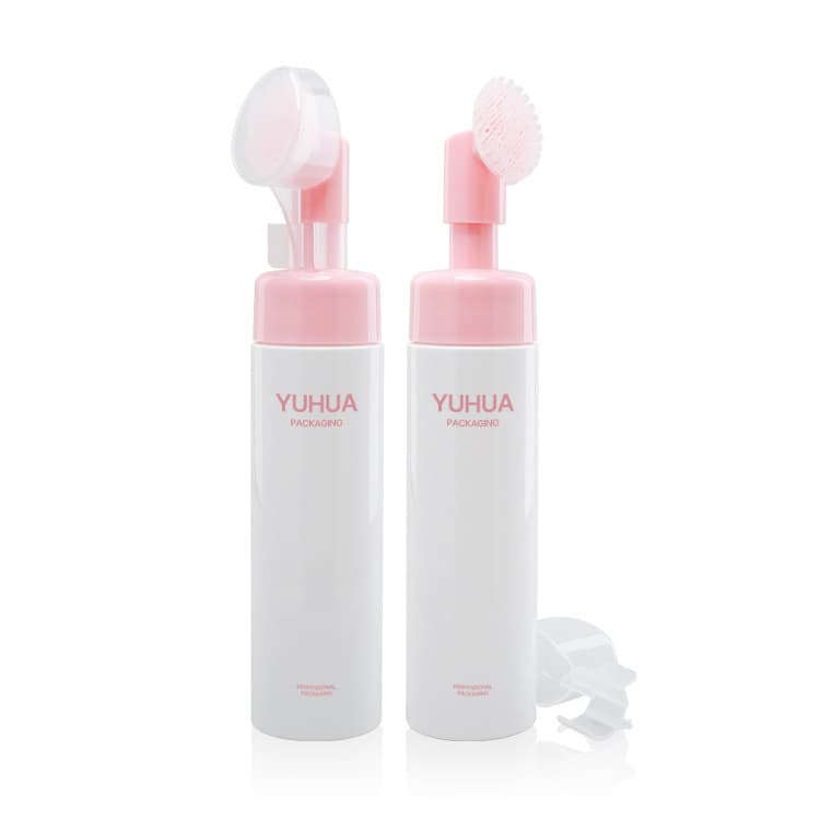 Cosmetic packaging — 100ml/150ml Custom Capacity Moisturizing Face Wash & Face Mask Shampoo Foam Pump Plastic PET Bottles