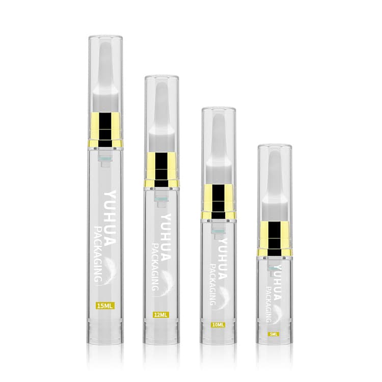 Cosmetic packaging — Wholesale Nimi 5ml10ml12ml15m Airless Cosmetic Pump Bottle Empty Eye Cream Vacuum Bottle with Pump