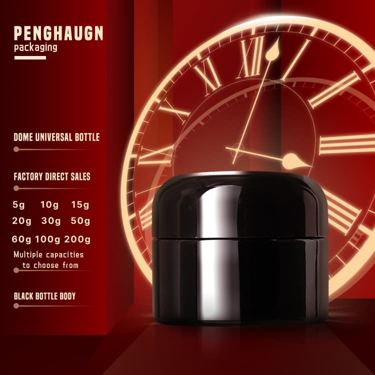 Cosmetic packaging — High-end Quality Cosmetic Glass Day/Night Cream Jar Packaging 20g 30g 50g Eye Face Cream Jars Container Supplier for Moisturizer