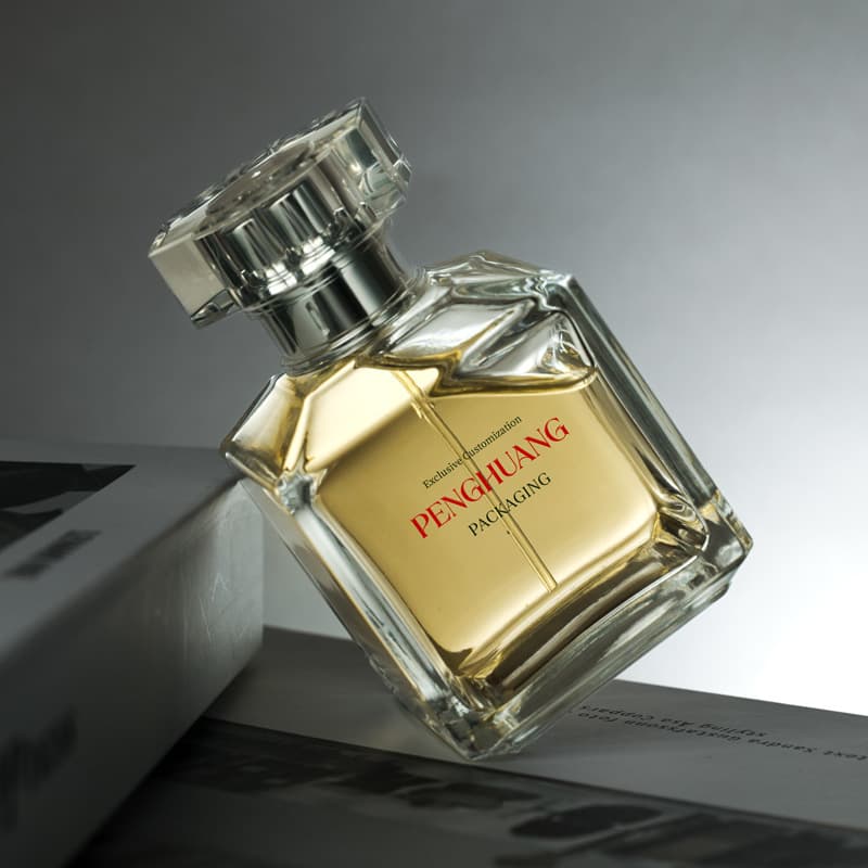 Cosmetic packaging — Luxury Recyclable Glass Square Transparent 75ml Perfume Bottles Pump Sprayer Screen Printing Frost Matte Finish Cologne