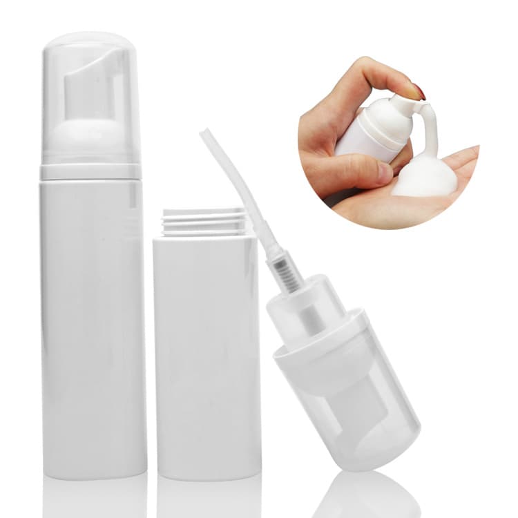 Cosmetic packaging — High-quality transparent 50ml Empty Plastic Dip Pump Sanitizer PET Bottle hot Sale for plastic bottles on sale