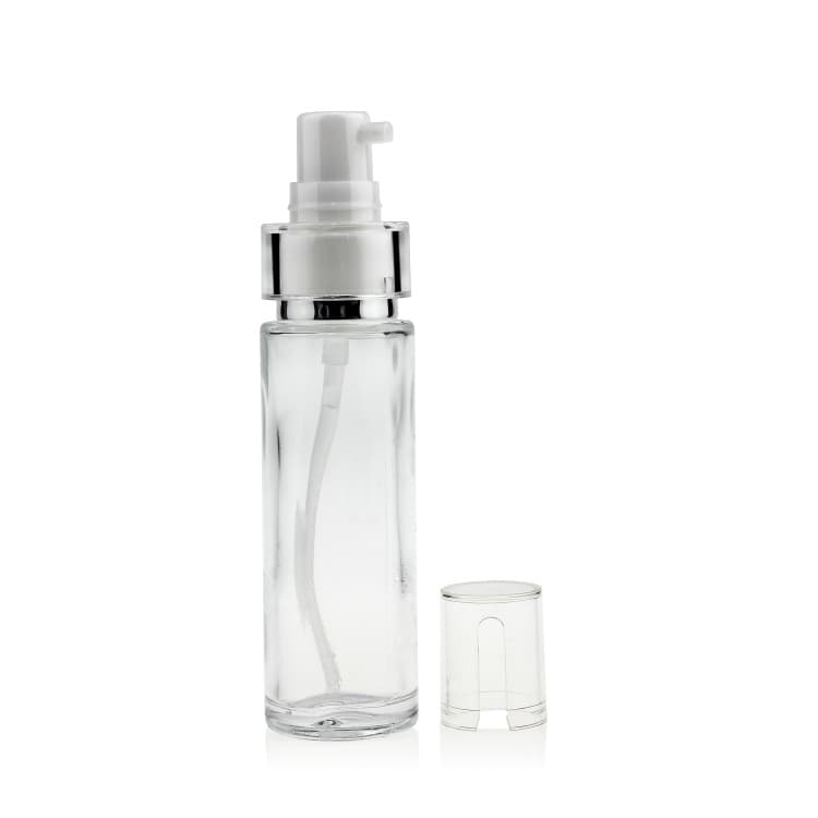 Cosmetic packaging — Empty bottle foundation cosmetic packaging 30ml 40ml frosted painting silk screen bottle with pump