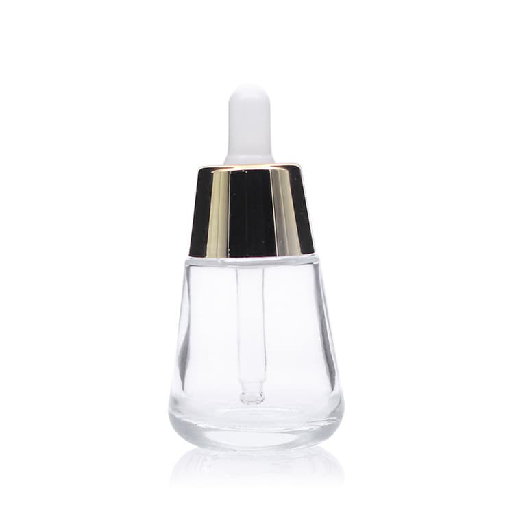 Cosmetic packaging — Luxury Cosmetic Packaging Clear 40 Ml Serum Glass Bottle Face Serum Packaging Bottle 40ml Serum Oil Dropper Bottle High Quality