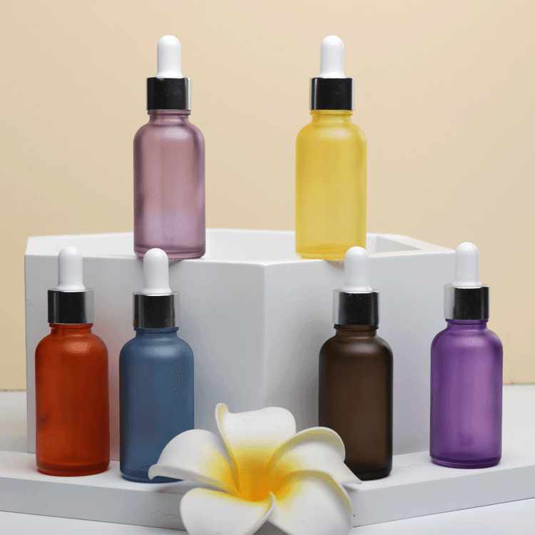 Cosmetic packaging — New Design 15ml 30ml 100ml  Customize Colors of Hair oil Dropper Bottle Essential oil Glass Bottle Serum Bottle with Dropper