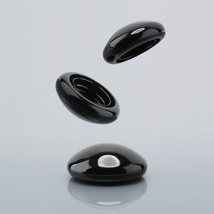 Cosmetic packaging — Wholesale Plastic Jar Lid Black Wide Mouth Plastic Cap for Jar