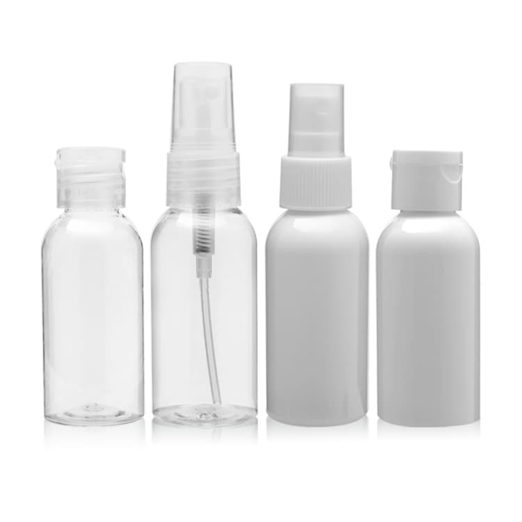 Cosmetic packaging — High-quality transparent 50ml Empty Plastic Dip Pump Sanitizer PET Bottle Clearance Sale for Clear Plastic Bolltes 50ml