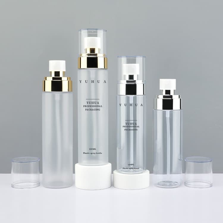 Cosmetic packaging — Empty Spray Bottle Frosted Transparent Fine Mist Spray Bottles 120ml Cosmetic Makeup Toner Lotion Pump Bottle