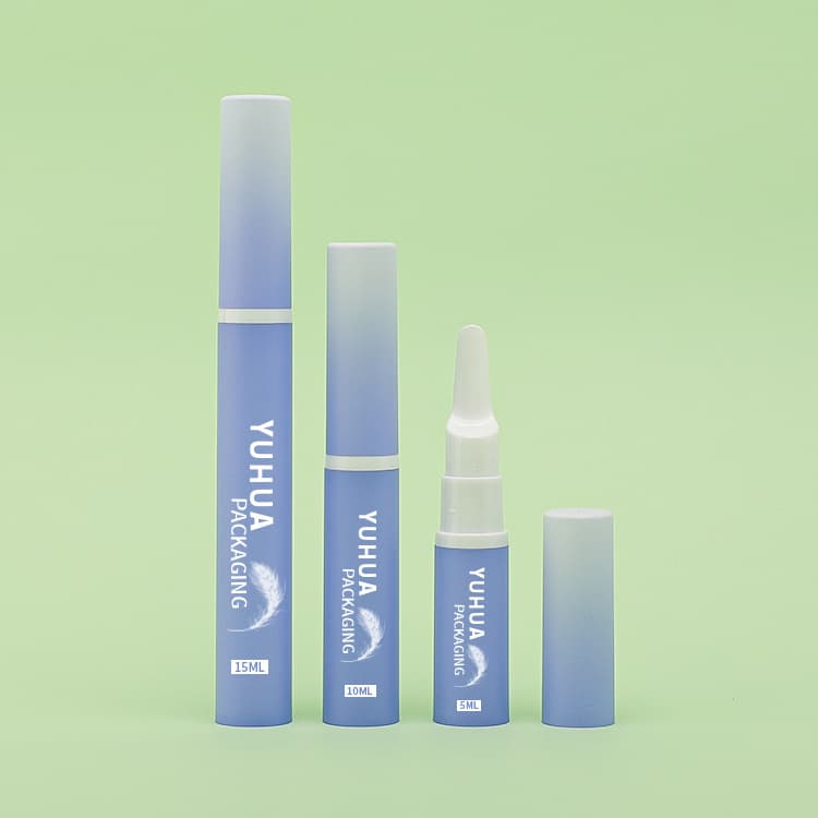 Cosmetic packaging — Hot Sale Plastic Empty Airless Pump Bottles 5ml/10ml/15ml Customizable Volume for Face & Eye Cream Cosmetic Travel Packaging