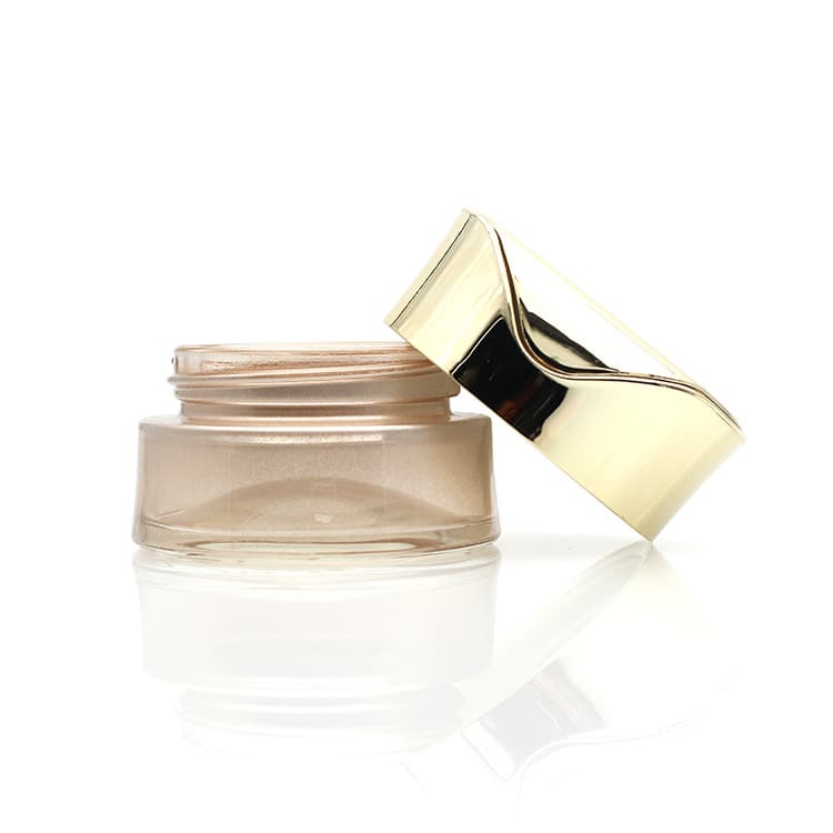 Cosmetic packaging — Wholesale empty luxury cosmetic Packaging containers glass cream jar 30g skin care