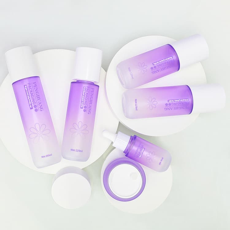 Cosmetic packaging — Customized PETG Dropper Bottle Wholesale Cosmetic Skin Care Packaging Frosted Face Lotion Serum Bottle
