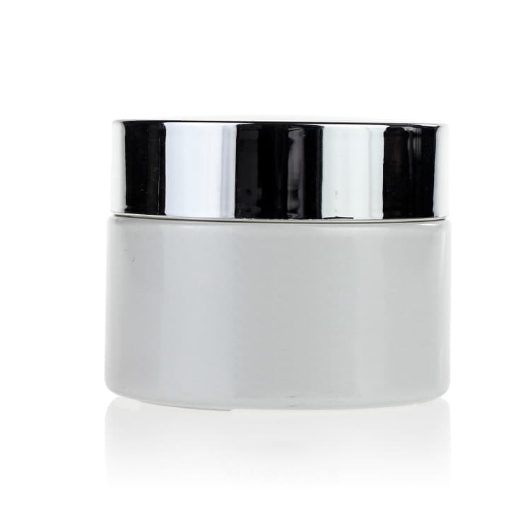 Cosmetic packaging — Glass jar 30g  50g Custom Color white spray painting Face Cream Jars Container Manufacturer Cosmetic Packaging Set for Skin  Jar