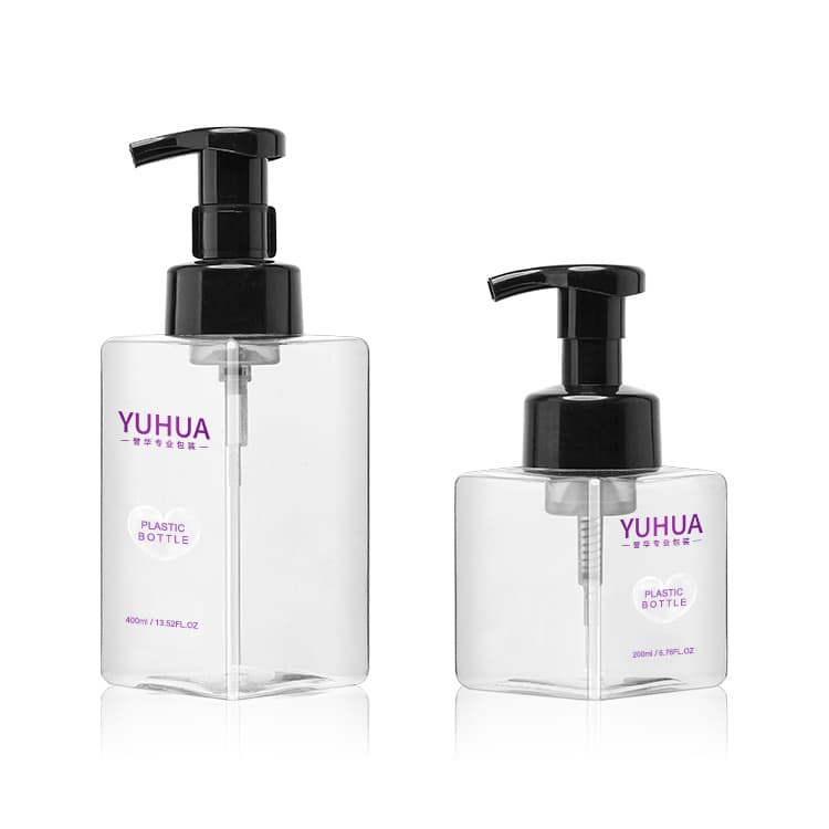 Cosmetic packaging — Foam Pump Skincare Packaging Plastic Pump Bottle Body Care PET Lotion Bottle 250ml Personal Care Plastic Shampoo Foam Bottle