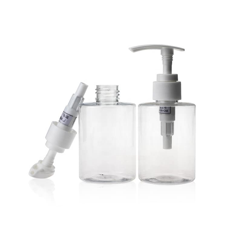 Cosmetic packaging — Hot-shape transparent 150ml Empty Plastic spray bottle sanitizer bottle with flip top cap