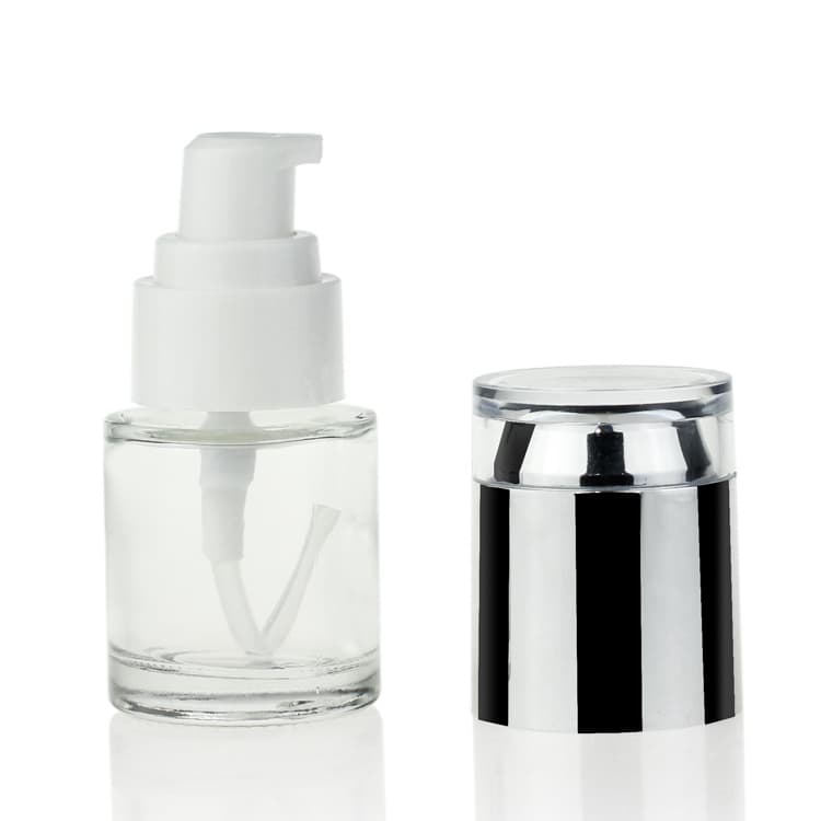 Cosmetic packaging — Glass Lotion Bottle 20ml Custom Color  Cosmetic Packaging Bottles Set Container Manufacturers