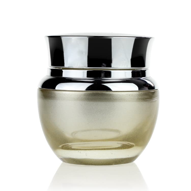 Cosmetic packaging — Glass jar 20g 30g  50g Custom Color spray painting Face Cream Jars Container Manufacturer Cosmetic Packaging Set for Skin  Jar