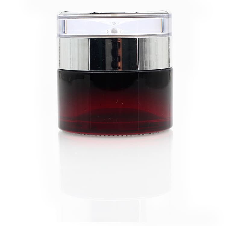 Cosmetic packaging — Wholesale High Quality Empty Makeup Jars 30g Round Face Cream Frosted Glass Cosmetic Lotion Cream Jars with Gold Screw Lid