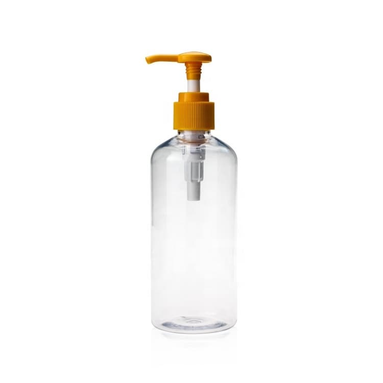 Cosmetic packaging — 300ml Empty pet plastic  bottle with pump/ sprayer/ flip top cap for Shampoo Soap Body Wash