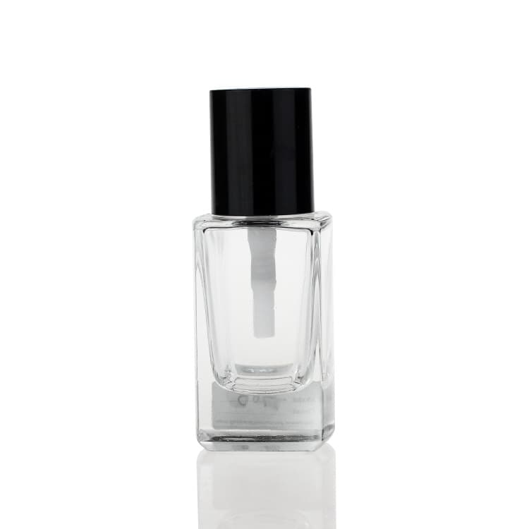 Cosmetic packaging — 30ml clear empty square bottle serum Foundation liquid Glass Bottle skincare cosmetic  packaging