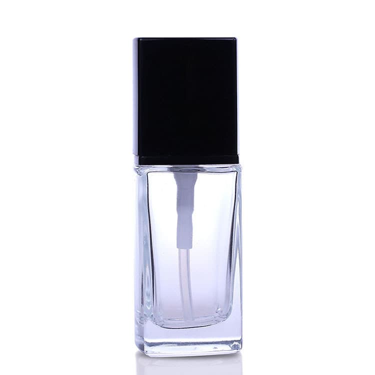 Cosmetic packaging — Luxury Packaging 30ml Frosted Empty Square Bottle Foundation Bottle Liquid Makeup Glass Plastic Pump Glass Products Cosmetic