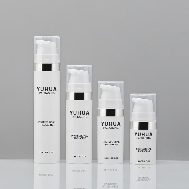 Cosmetic packaging — 5Ml 10Ml 15Ml 25Ml Plastic Lotion Airless Bottle Pet Recycled 30Ml Airless Pump Bottles for Travel Size