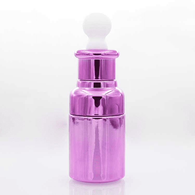 Cosmetic packaging — Luxury Cosmetic Hair Oil Packaging 100ml Gourd Shape Glass Cosmetic Essential Oil Serum Dropper Bottle