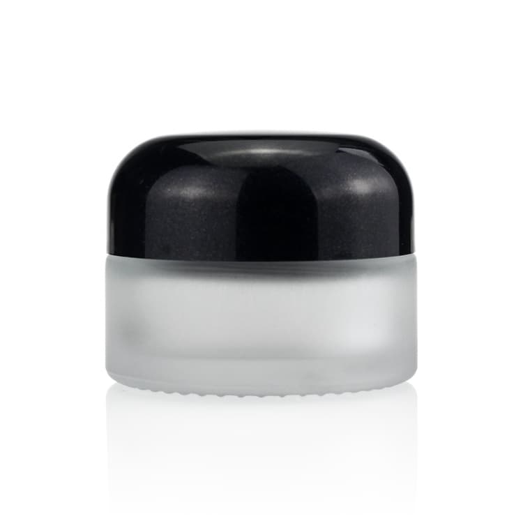 Cosmetic packaging — New fashion hot sale round cap 10g 15g 20g 30g 50g cream jar cosmetic glass jar