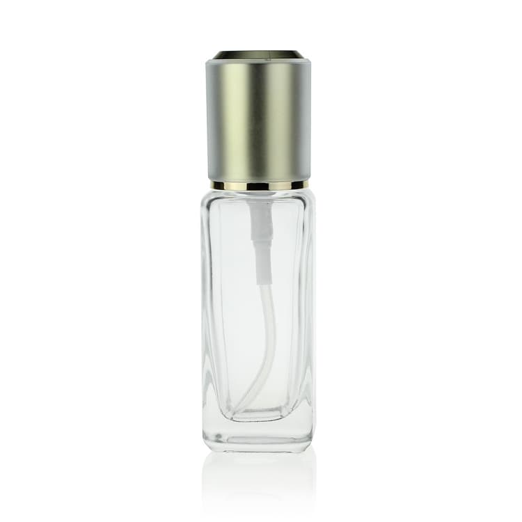Cosmetic packaging — Square Glass Lotion Bottle 50ml/150ml Custom Color Cosmetic Packaging Bottles Set Container Manufacturers