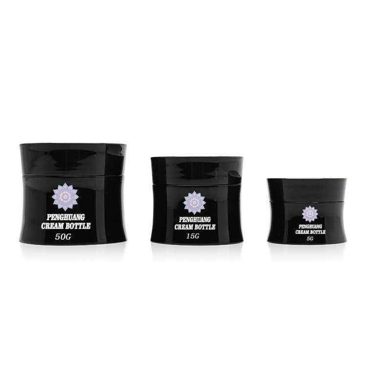 Cosmetic packaging — Custom Skincare Packaging Plastic5g 15g 50g Jars with Lids Empty Customized logo Recycled 30g 50g PET PCR Face Cream Jar