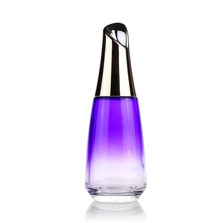 Cosmetic packaging — Glass Lotion Bottle 50ml/120ml/150ml Custom Color Cosmetic Packaging Bottles Set Container Manufacturers
