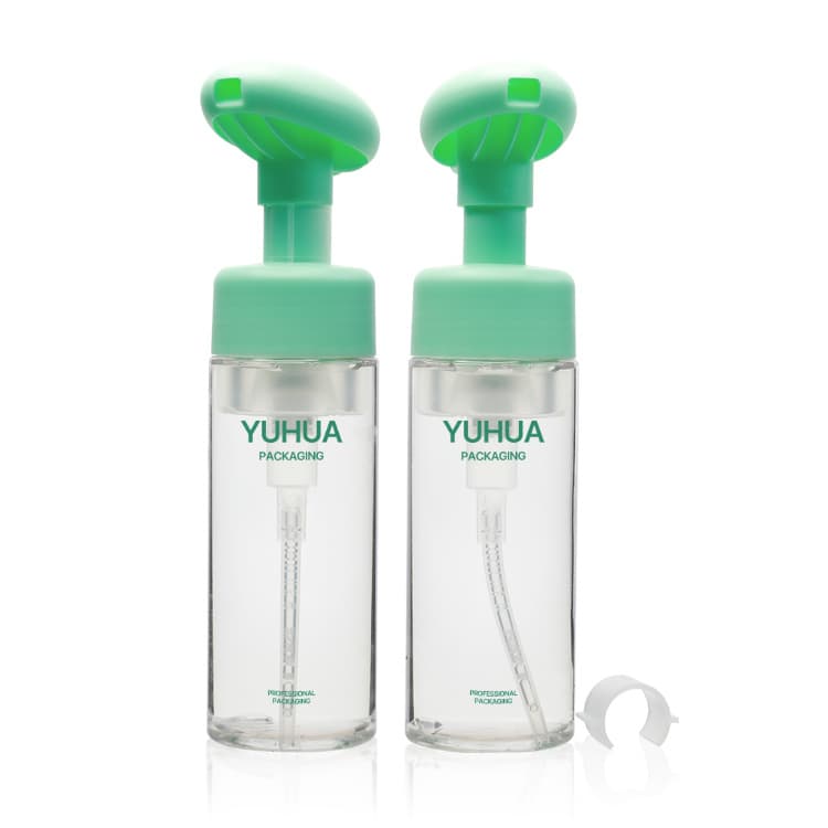 Cosmetic packaging — foam pump bottle 250Ml  Empty pet plastic foam soap facial cleanser foam bottles