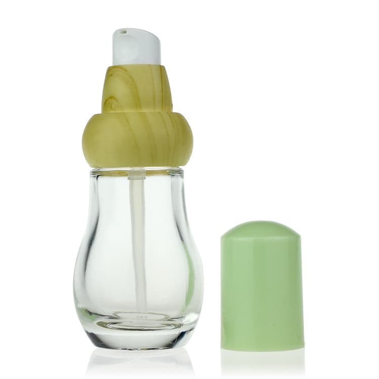 Cosmetic packaging — Glass Lotion Bottle 40ml/100ml/120ml Custom Color Cosmetic Packaging Bottles Set Container Manufacturers