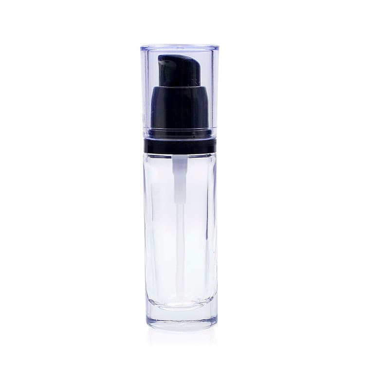 Cosmetic packaging — Empty 30ml Packing Cosmetic Container Makeup Liquid Foundation Glass Bottle With Black Pump
