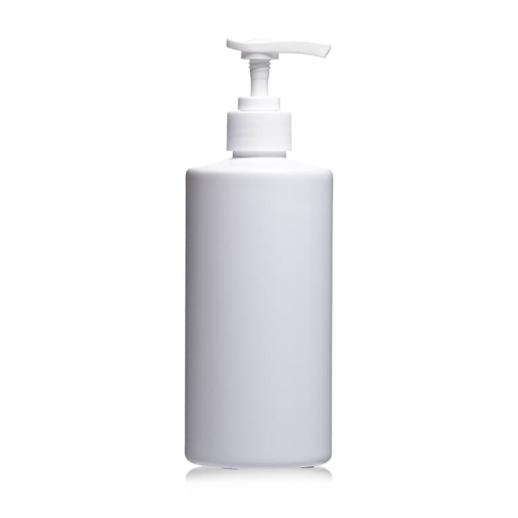 Cosmetic packaging — 500ml Eco Friendly White Empty Plastic PET Shampoo Bottle Container with lotion pump