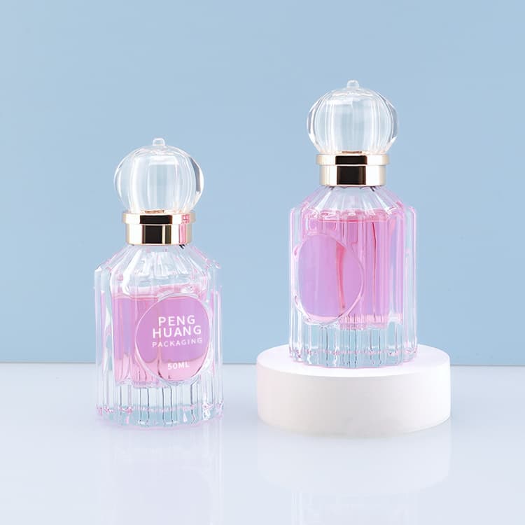 Cosmetic packaging — Luxury 50ml Empty Perfume Sprayer Glass Bottle Clear Perfume Mist Sprayer Container Perfume Glass Bottles