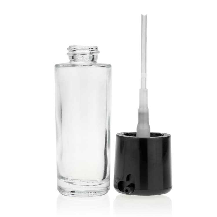Cosmetic packaging — Factory price special shape glass serum perfume bottle 35ml bottle for cosmetic packaging