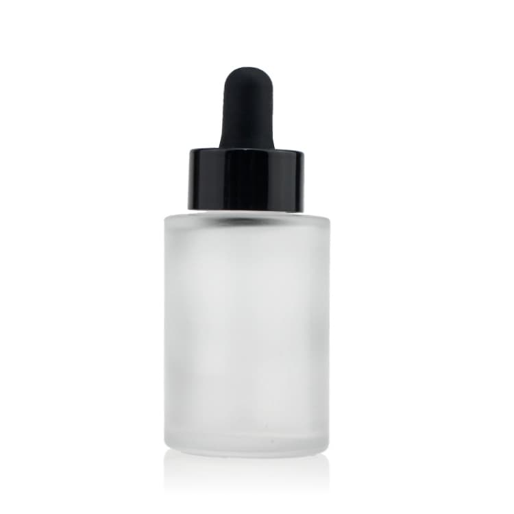Cosmetic packaging — 30ml foundation glass bottle cosmetic packaging serum dropper Frosted bottle for lotion liquid