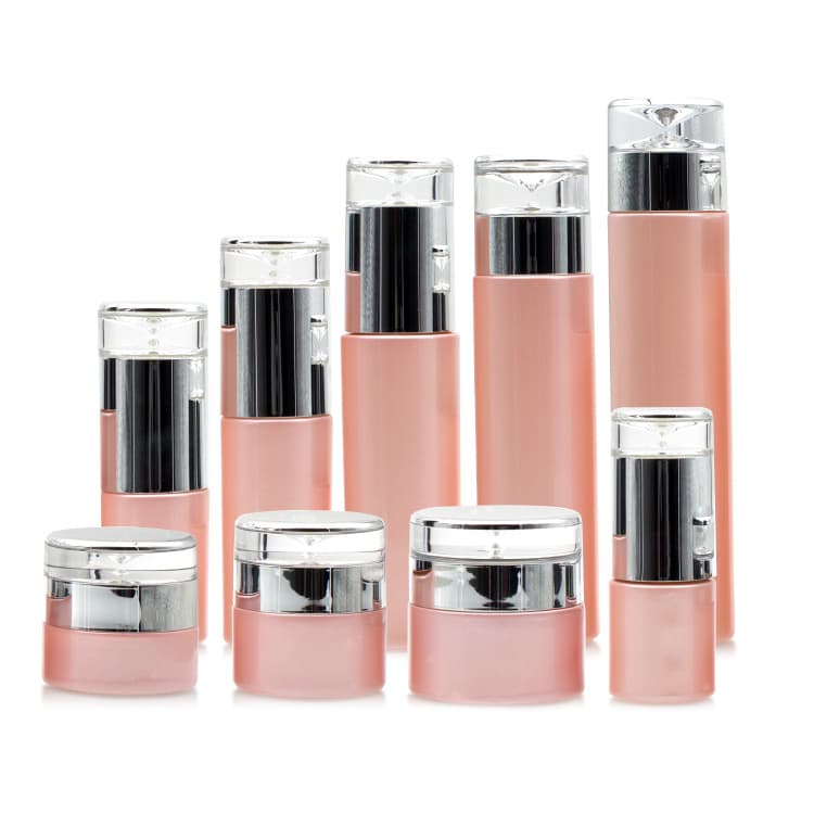 Cosmetic packaging — Glass Lotion Bottle 40ml/100ml/120ml Custom Cosmetic Packaging Bottles Set Container Manufacturers