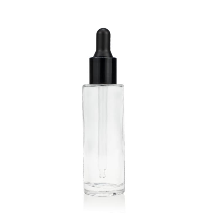 Cosmetic packaging — Classical Cosmetic Packaging 30ml Clear Glass Dropper Bottle Serum Bottle manufacturer for wholesale price